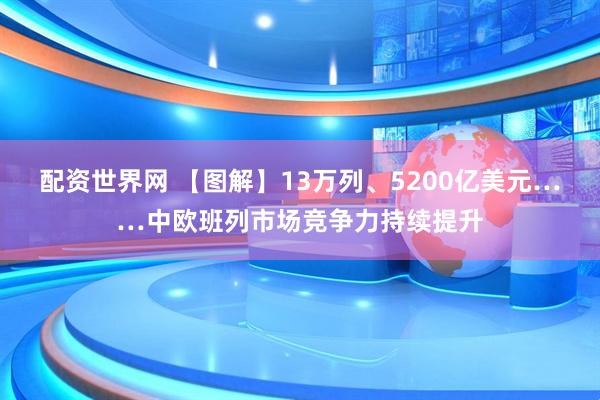 配资世界网 【图解】13万列、5200亿美元……中欧班列市场竞争力持续提升